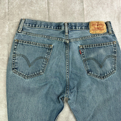 Vintage Levi's 505 Mens 36x36 Blue Straight Jeans