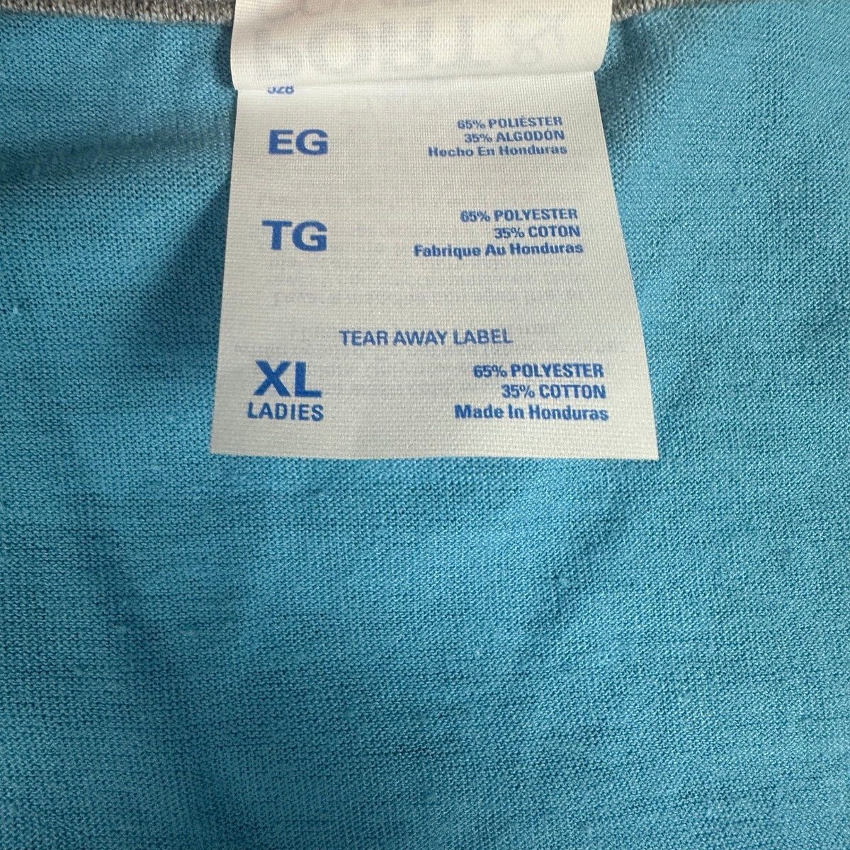 Lot of 2 Port & Co LPC381V V-Neck Womens XL Aquatic Blue NWT