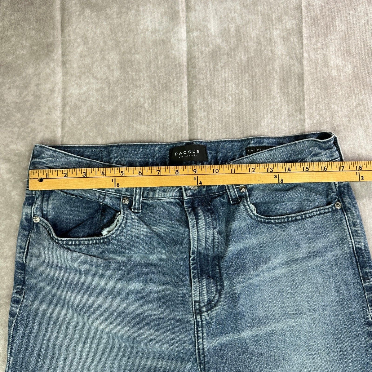 PacSun Mens Slim Jeans 34x32 Blue Casual