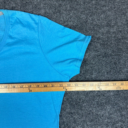 Lot of 2 Port & Co LPC381V V-Neck Womens XL Aquatic Blue NWT
