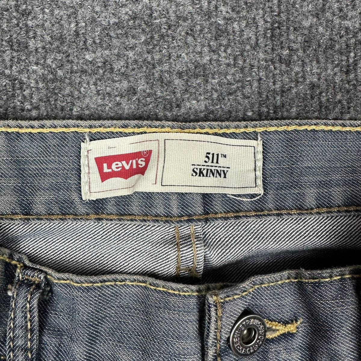 Levi's 511 Skinny Mens 29x29 Blue Jeans