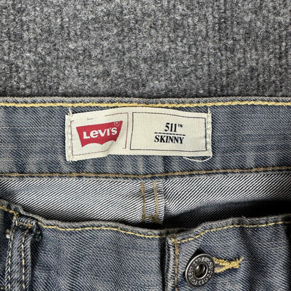 Levi's 511 Skinny Mens 29x29 Blue Jeans