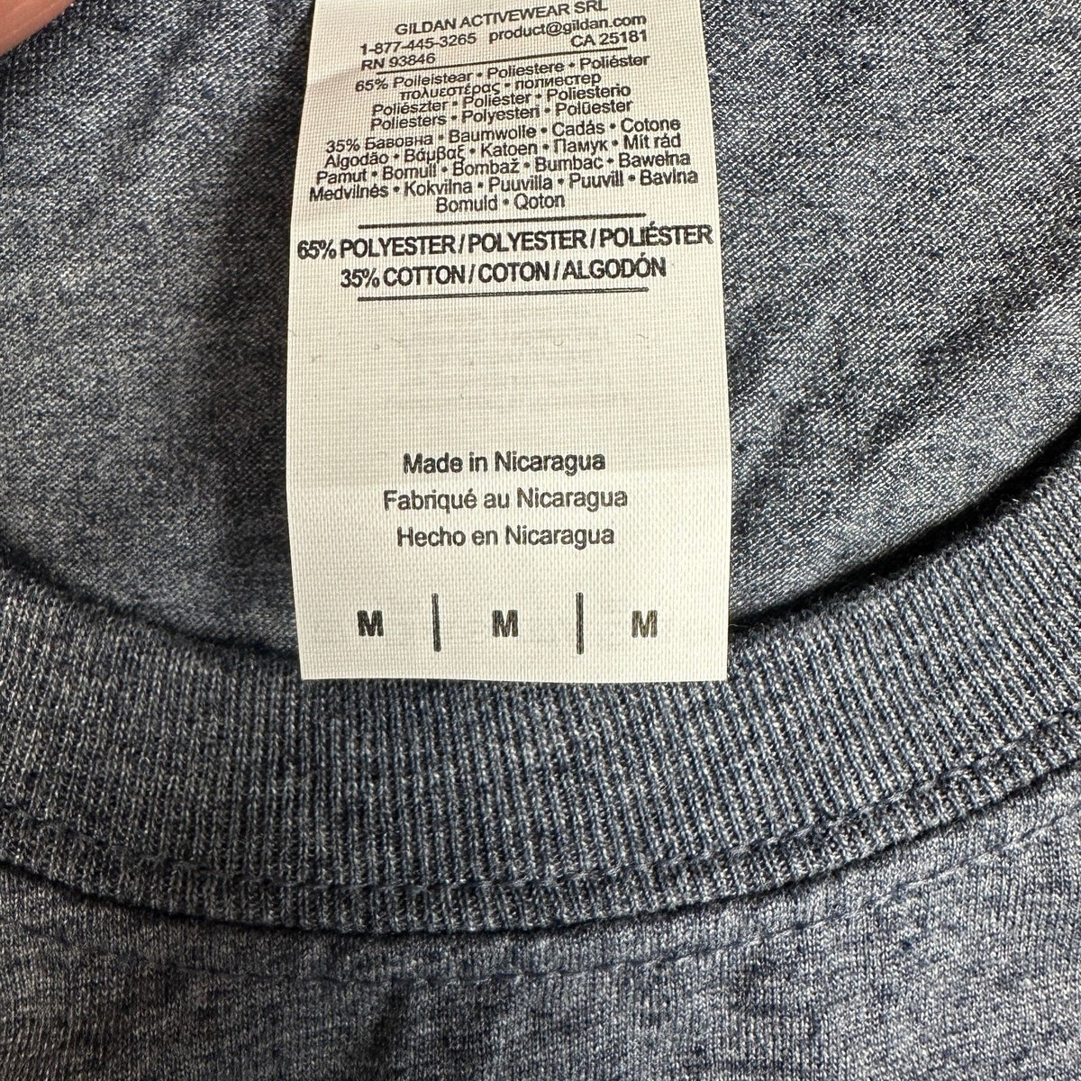 Gildan 64000 Softstyle T-Shirt Mens M Dark Heather Gray NWT