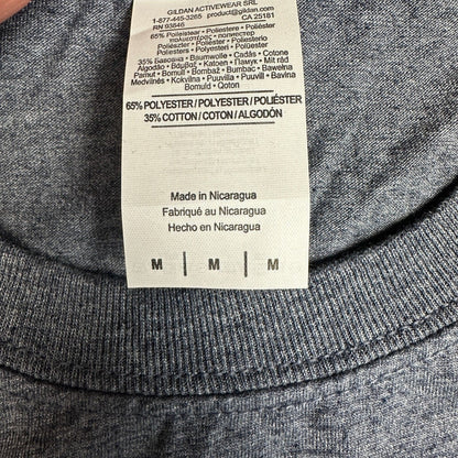 Gildan 64000 Softstyle T-Shirt Mens M Dark Heather Gray NWT